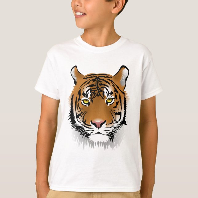 T-shirt Yeux de tigre (Devant)