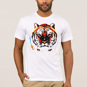 T-shirt Yeux de tigres sauvages
