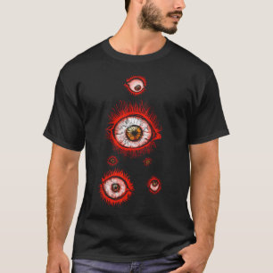 T-shirt Yeux d'Horreur Cosmique - Abomination Eldritch Col