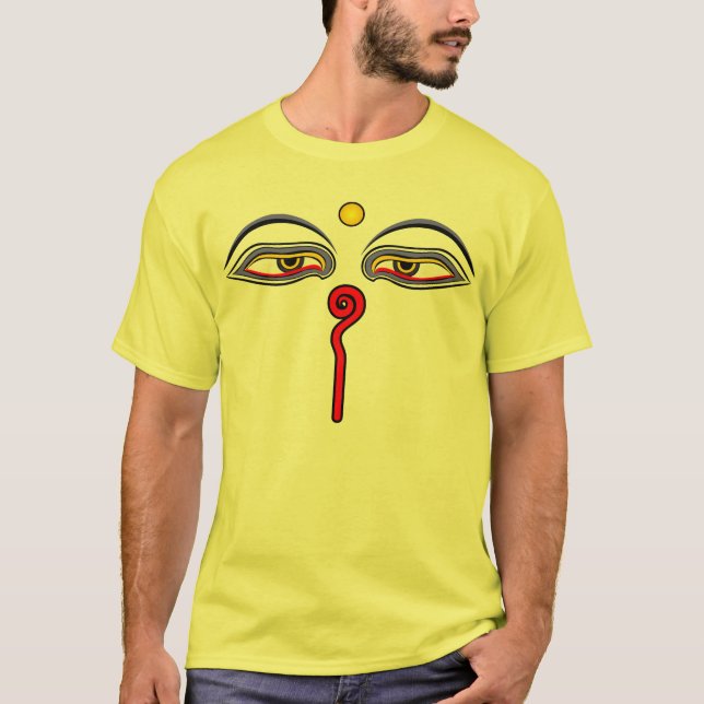 T-shirt Yeux du Bouddha (Devant)