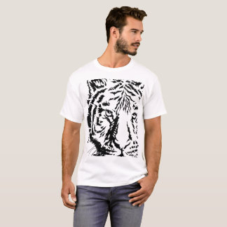 T-shirt Yeux du chasseur Tiger regard Tee