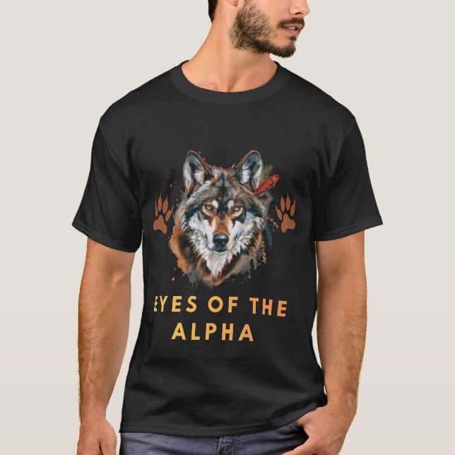 T-shirt Yeux du Loup Alpha (Devant)