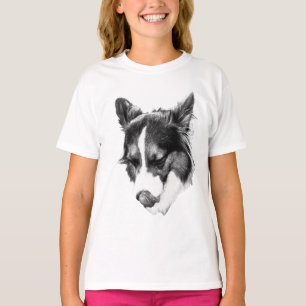 T-shirt Yeux fermés dans des lisses