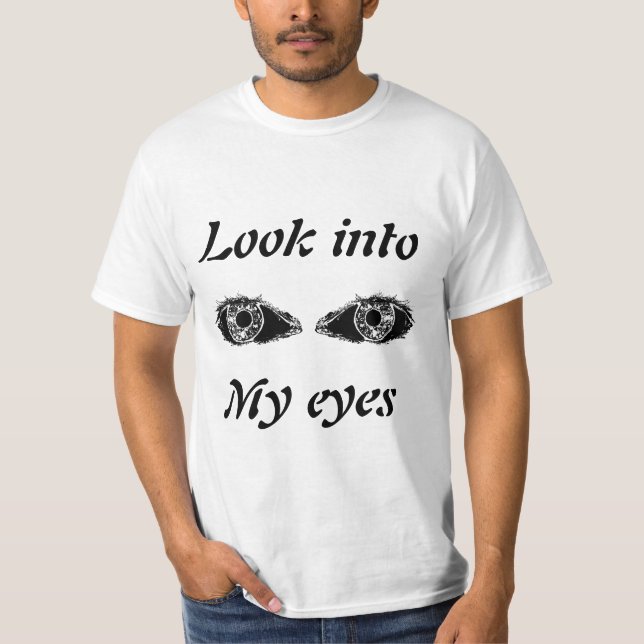 T-shirt Yeux noirs  (Devant)