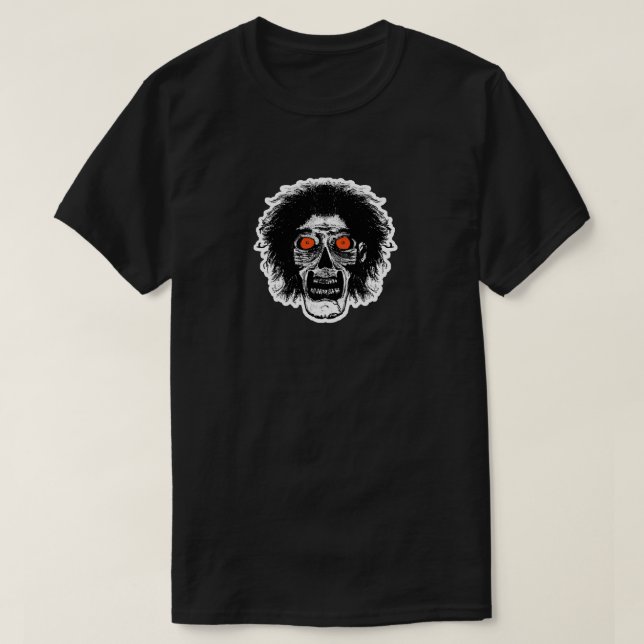 T-shirt Yeux orange ZOMBIE (Design devant)