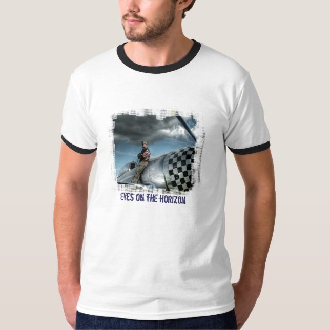 T-SHIRT YEUX P47 SUR L'HORIZON (Devant)