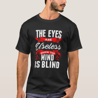 T-shirt Yeux Sarcastiques inutiles quand l'esprit est aveu