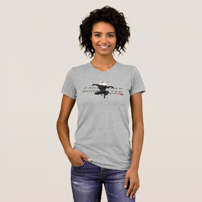 T-shirt Yeux serpent Ninja | Femme (Devant entier)