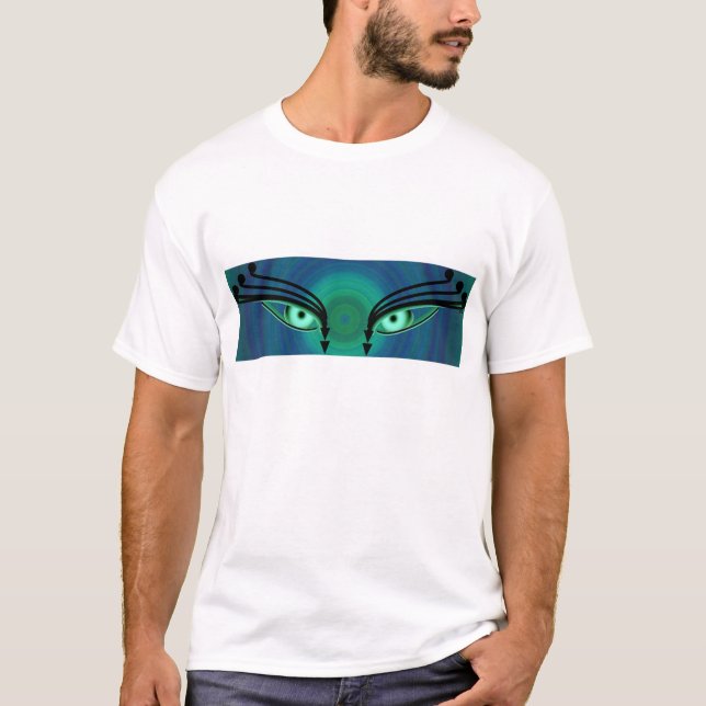 T-shirt Yeux verts (Devant)