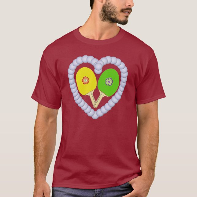 T-shirt YG Ping Pong Flower Heart (Devant)