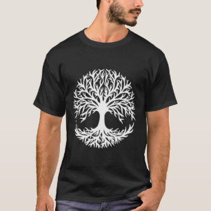T-shirt Yggdrasil Arbre Celtique De La Vie Mythologie Nors