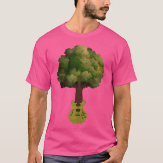 T-shirt Yggdrasil Nature Musicien Arbre De Vie Gu Acoustiq