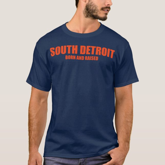 T-shirt YGT Detroit du sud soutenu et augmenté (Devant)