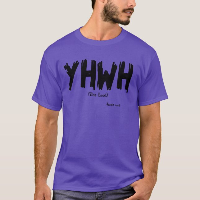 T-shirt YHWH Customisez-le (Devant)