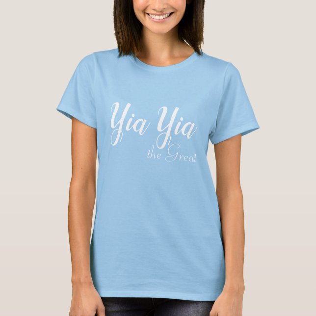 T-shirt Yia Yia le Grand (Devant)