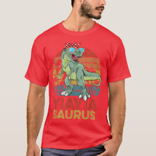 T-shirt Yiasaurus T Re Dinosaur Funny Vintage Yiayia Sauru