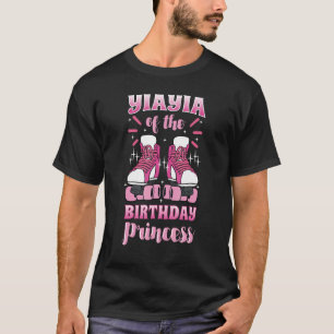 T-shirt Yiayia of the Birthday Princess Roller Skates Skat