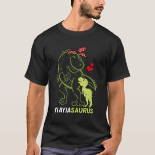 T-shirt Yiayiasaurus Yiayia Tyrannosaurus Dinosaur Baby Mo