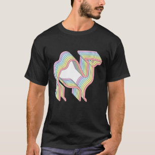 T-shirt Yikes Esthétique Rainbow Animal Pastel