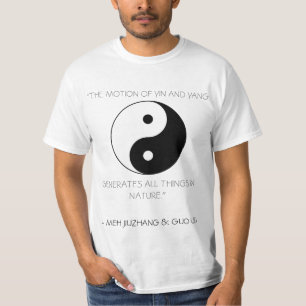 T-shirt Yin et Yang avec la citation