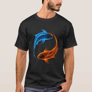 T-shirt Yin et Yang - Équilibre - Spirituel - Carpe Koï Ja