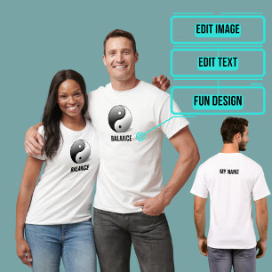 T-shirt Yin et Yang Jersey de basket-ball