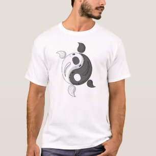 T-shirt Yin et Yang, la chemise légère masculine de Koi