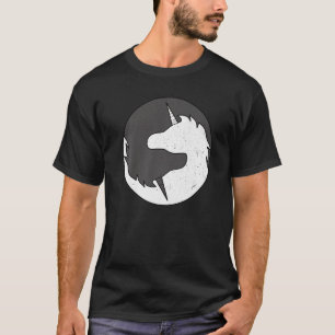 T-shirt Yin et Yang Unicorn Créatures mythiques Méditation