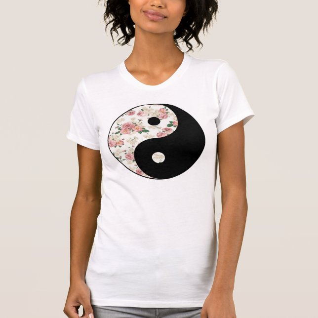T-shirt Yin floral et Yang (Devant)