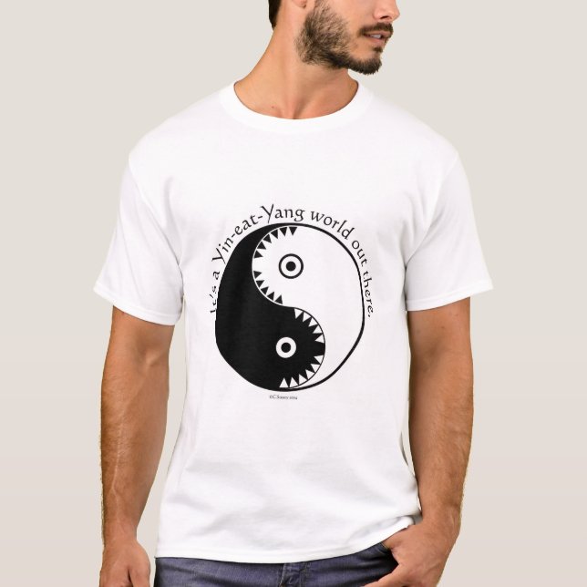 T-shirt Yin-manger-Yang (Devant)