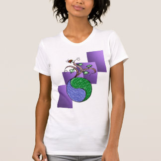 T-shirt Yin vert et Yang