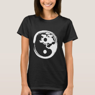 T-shirt Yin Yang Bonsai Plantes arbre chinois Penjing Penz