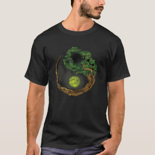 T-shirt Yin Yang Bonsai Tree Japonais Bouddhiste Zen