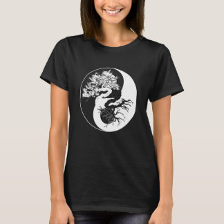 T-shirt Yin Yang Bonsai Tree Japonais Bouddhiste Zen