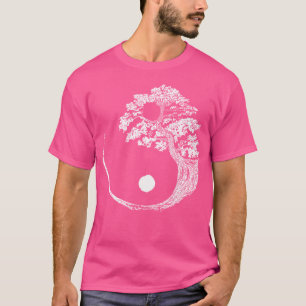T-shirt Yin Yang Bonsai Tree Japonais Bouddhiste Zen