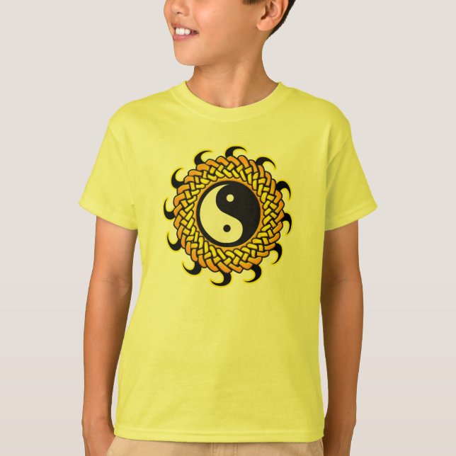 T-shirt Yin Yang Braided Sun (Devant)