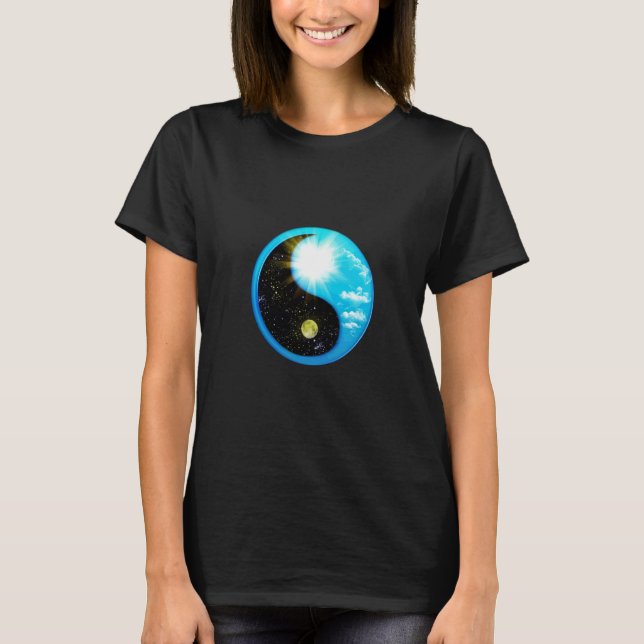 T-shirt Yin Yang Day and Night (Devant)