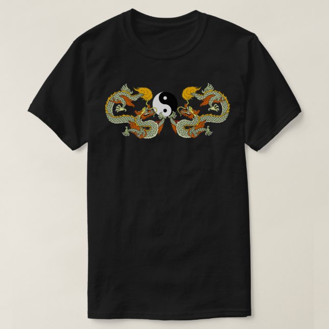 T-shirt Yin Yang Dragon 2 (Design devant)