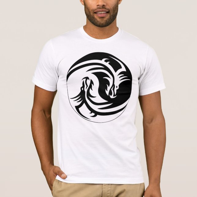 T-shirt Yin Yang Dragons (Devant)