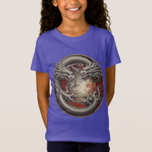 T-Shirt Yin Yang Dragons - Équilibre de pouvoir et d'espri