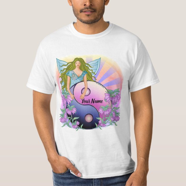 T-shirt Yin Yang  fairy  (Devant)