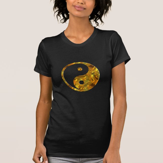 T-shirt Yin & Yang GOLD (Devant)