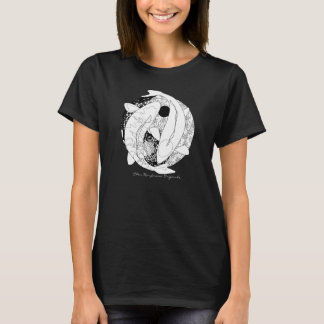 T-shirt Yin Yang Koi Symbole du poisson