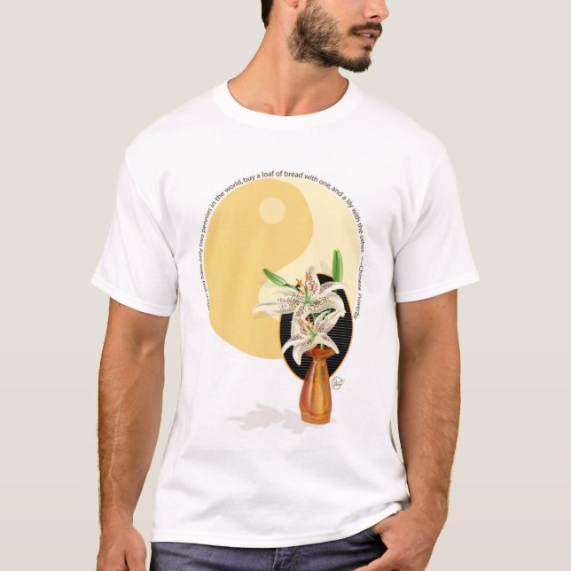 T-shirt Yin Yang Lilie (Devant)