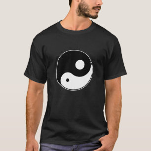 T-shirt YIN-YANG non équilibré pour des couleurs foncée