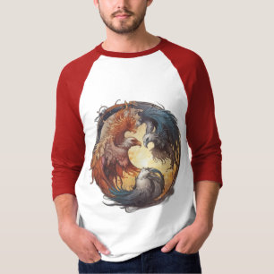 T-shirt Yin Yang Phoenix - Renaissance par l'équilibre