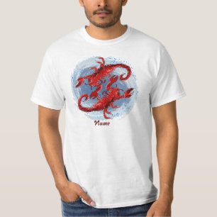 T-shirt Yin Yang Scorpion