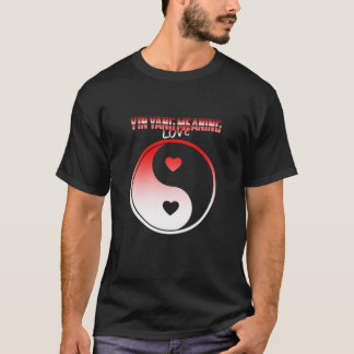 T-shirt Yin Yang Signifie Amour