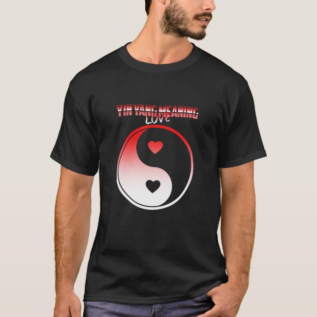T-shirt Yin Yang Signifie Amour (Devant)