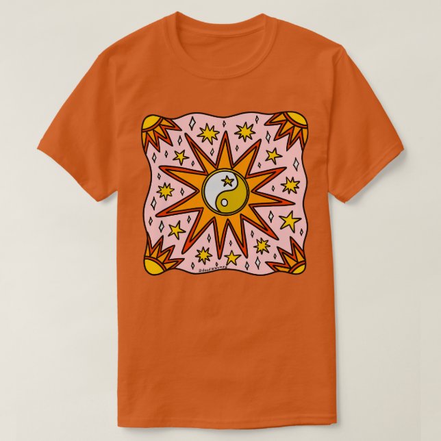 T-shirt Yin Yang Sun (Design devant)